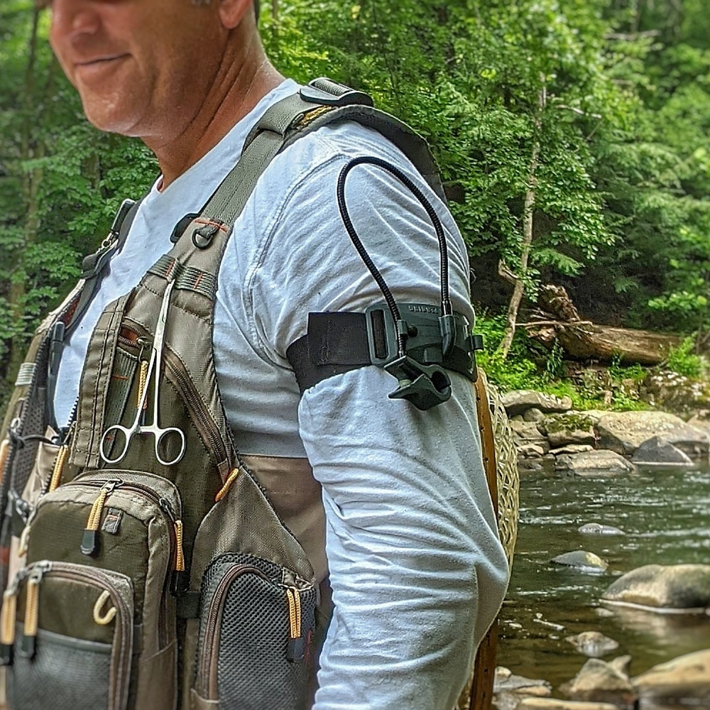 Fly fishing c i g a r holder arm band